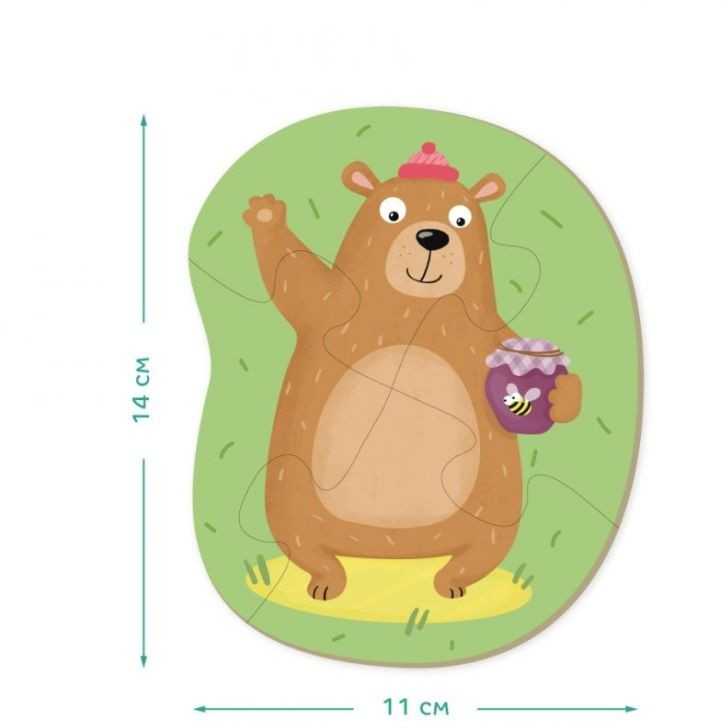 Dodo Dėlionė 18 vnt. - Miško gyvūnai