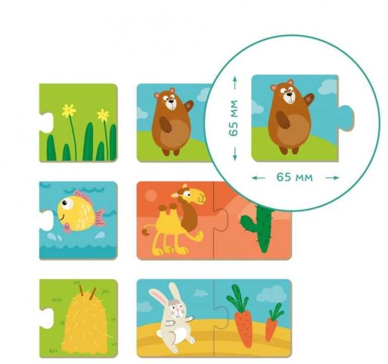 Dodo dėlionė Ką gyvūnai valgo? (24 det.)