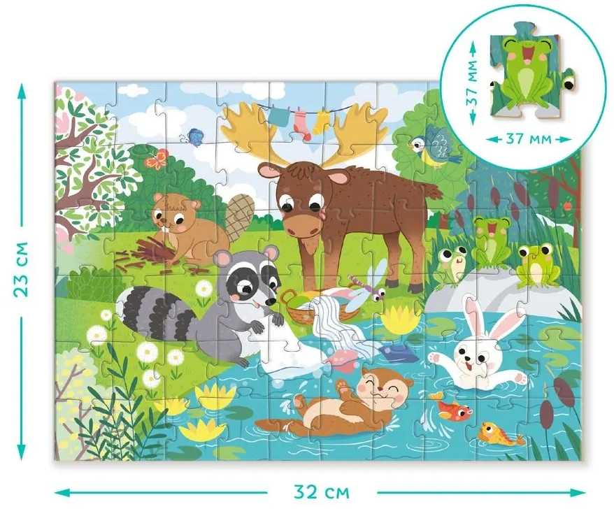 Dodo dėlionė vaikams Saulėtos dienos (60 det.)