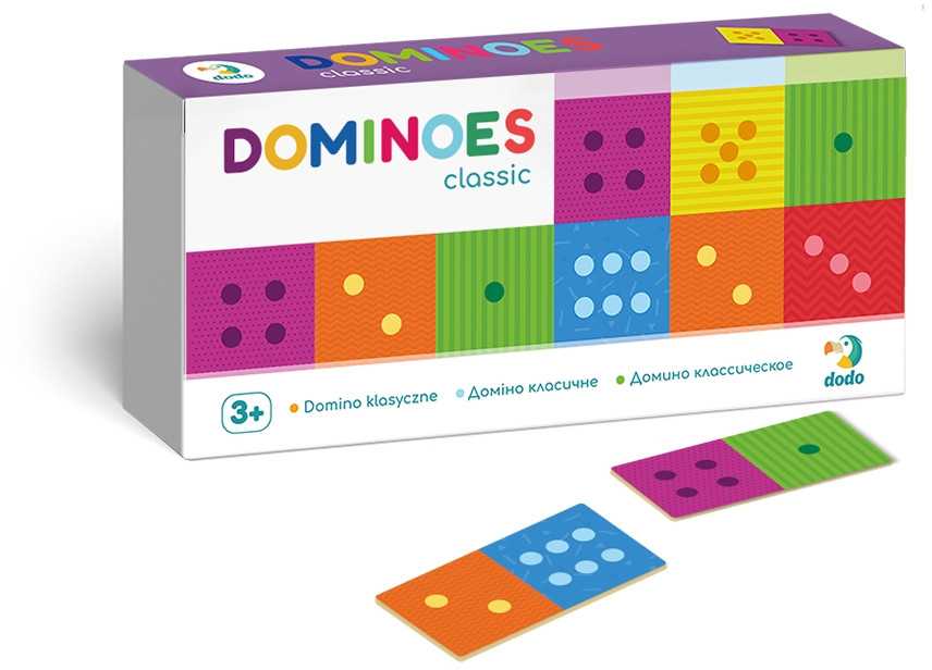 Dėlionė Dodo stalo žaidimas Klasikinis domino