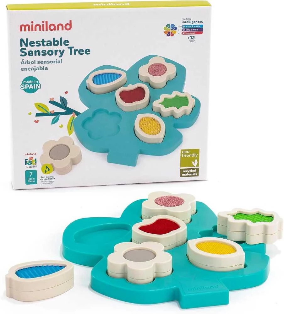 Miniland EKO sudedamas sensorinis medis (7 el.)