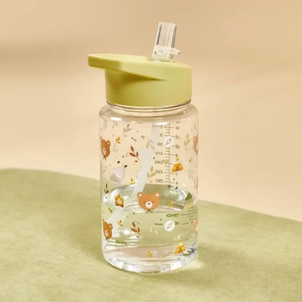 Miniland vaikiška gertuvė su šiaudeliu Kiddie Bottle Explorer, 450 ml