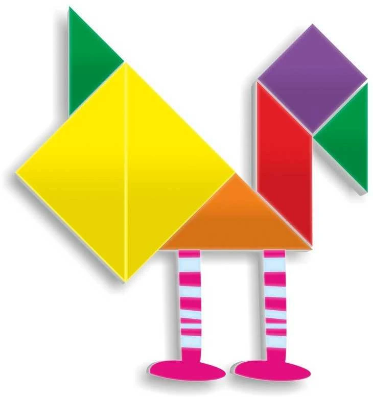 Miniland magnetinė tangrama