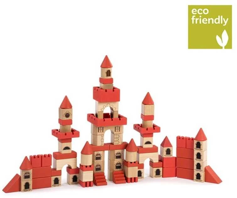 Miniland medinė pilis (100 el.)
