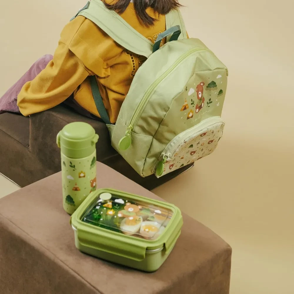 Miniland nerūdijančio plieno pietų dėžutė Explorer
