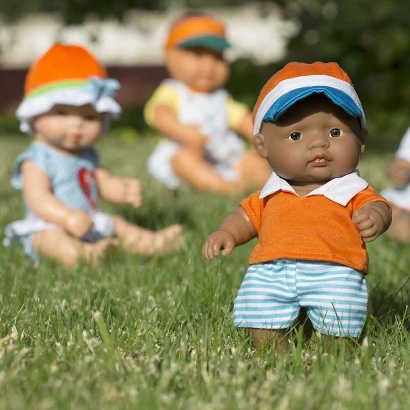 Miniland rūbai lėlėms Vasarinis kostiumėlis (21 cm.)