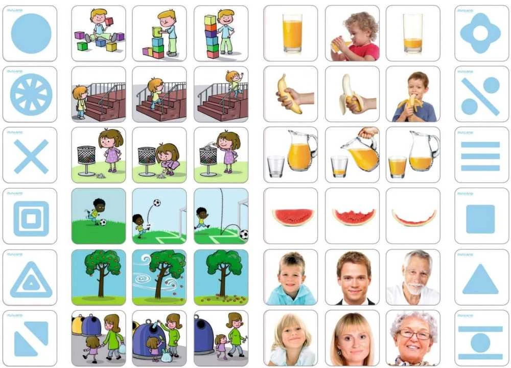 Miniland Zabawki Edukacyjne Miniland sekų kortelės: istorijos