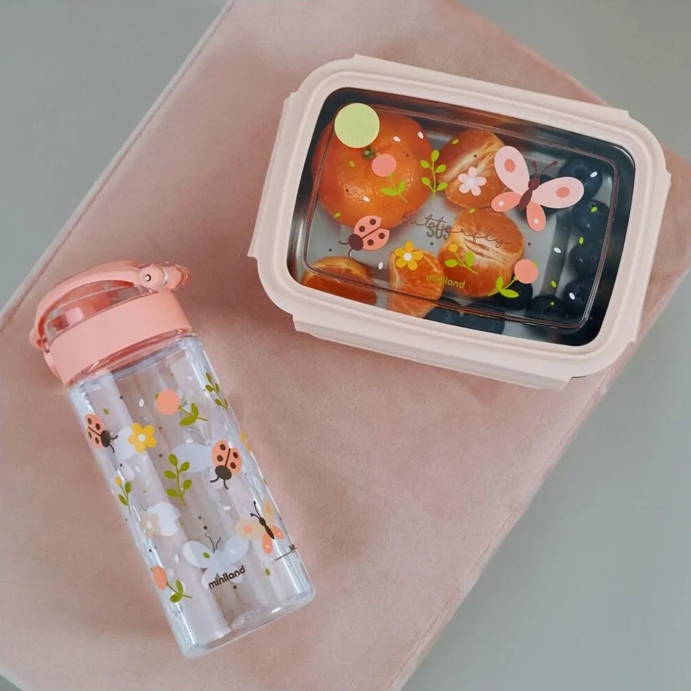 Miniland Tritan gertuvė vaikams Butterfly (500 ml)