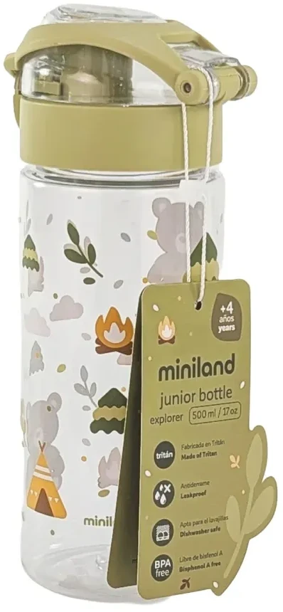 Miniland Tritan gertuvė vaikams Explorer (500 ml)
