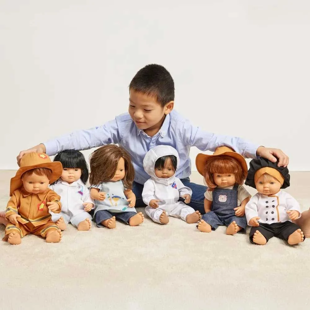 Miniland ūkininko komplektas lėlei (38 cm)