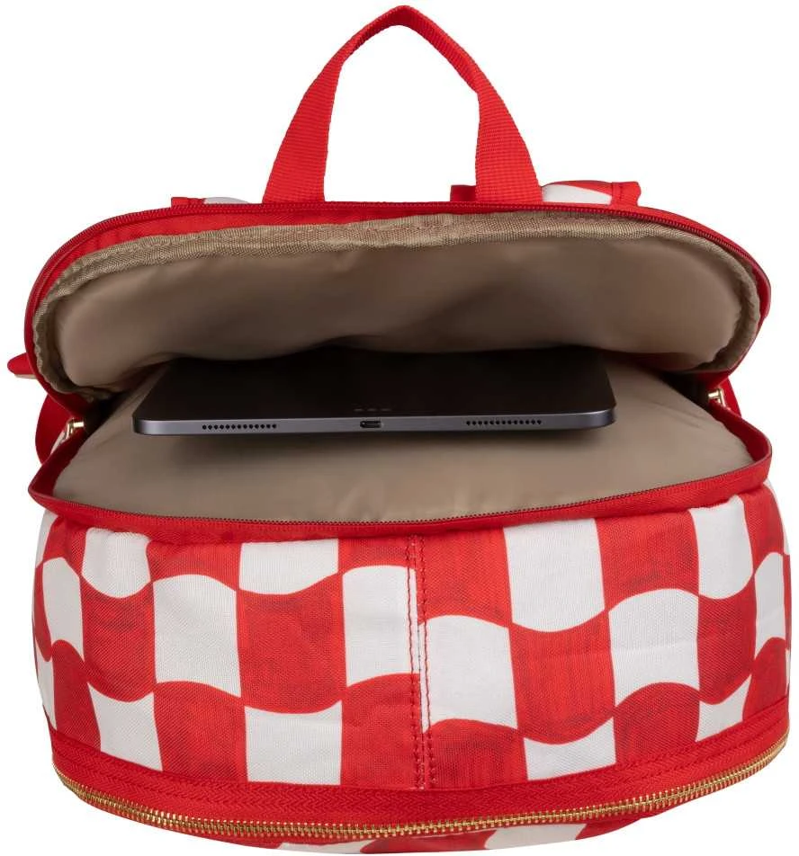 Pick &amp; Pack mokyklinė kuprinė Raudoni langeliai, L
