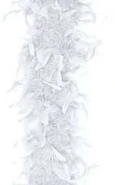 Party Deco Boa plunksnos baltos 180cm