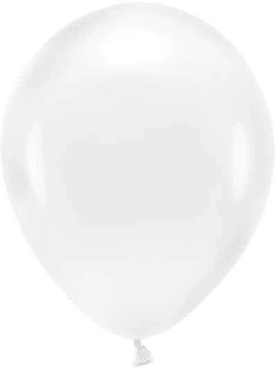 PartyDeco Ekologiški balionai Permatomi, 30 cm, 10vnt