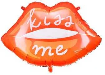 Party Deco Folinis balionas "Kiss me" 86.5&65cm