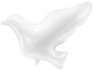 Party Deco PartyDeco Folinis balionas "Baltas balandis" 77 x 66 cm