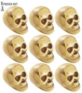 Widmann Kaukuolių rinkinys 9 vnt 5 cm