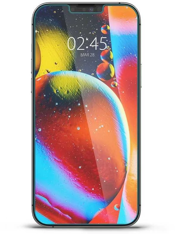Apsauginis stiklas Spigen GLAS.TR „EZ FIT” 2-pack Apple iPhone 13 Pro Max Privacy