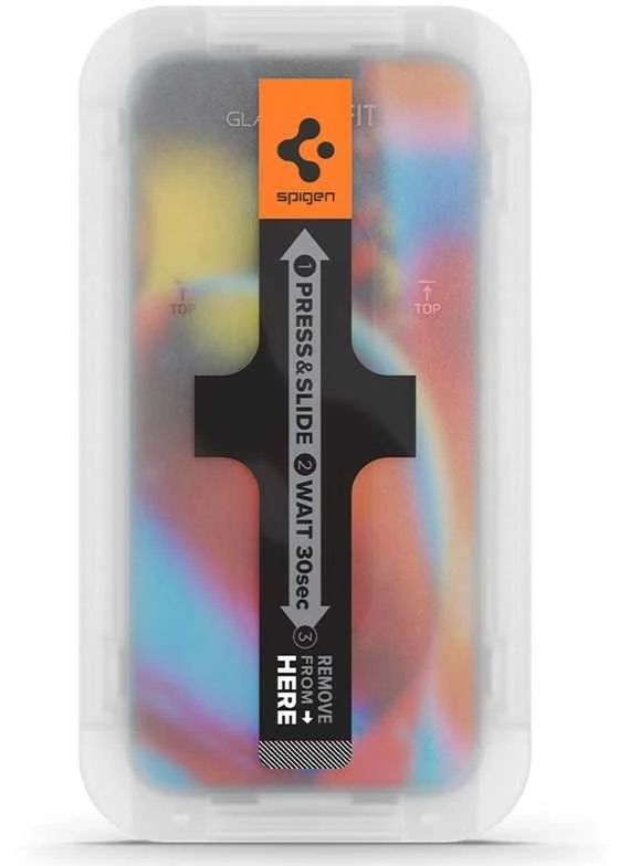 Apsauginis stiklas Spigen GLAS.TR „EZ FIT” 2-pack Apple iPhone 13 Pro Max Privacy