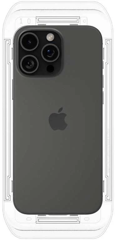 Apsauginis stiklas Spigen Glass tR EZ Fit HD (Privacy) 1 Pack, transparency - iPhone 16 Pro