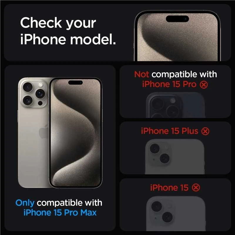 Spigen GLAS.TR EZ FIT Privacy – Apsauginis stiklas with privacy filter skirtas iPhone 15 Pro Max