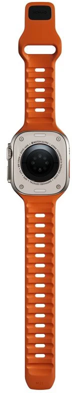 Apple Apyrankė Nomad Sport Strap M/L, oranžinis - AW Ultra 2/1 (49mm) 9/8/7 (45mm)/6/SE/5/4 (44mm)/3/2/1 (42mm)