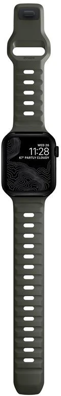 Apyrankė Nomad Sport Strap M/L, žalias - Apple Watch 49mm/46mm/45mm/44mm/42mm