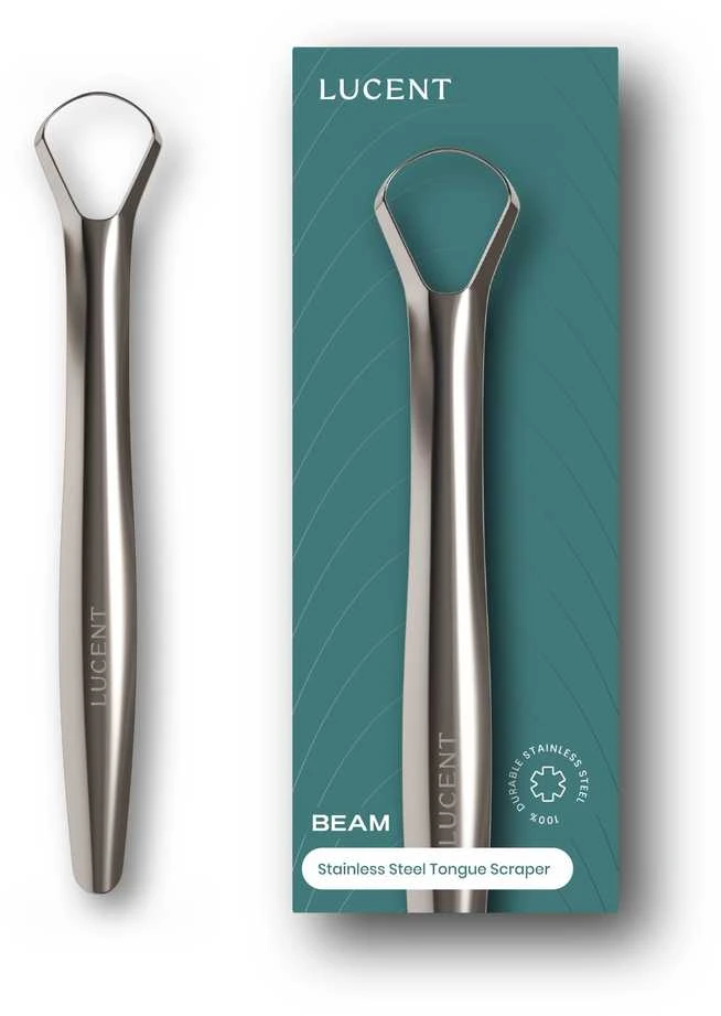 Be Lucent Beam Tongue Scraper, sidabro spalvos