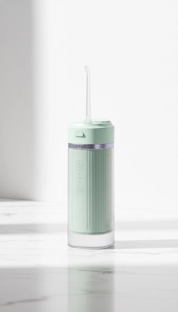 Be Lucent Pulse burnos irrigatorius, mėtinė žalia