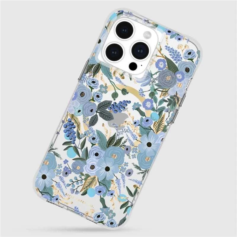 Dėklas Case Mate Rifle Party Co. Garden Party Mėlyna case, MagSafe - iPhone 15 Pro Max