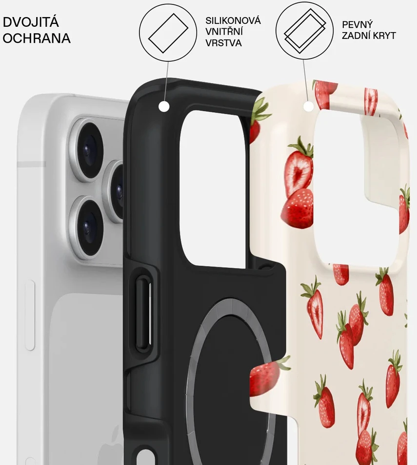 Blueo Burga Tough Magsafe dėklas, Freshly Picked - iPhone 17 Pro