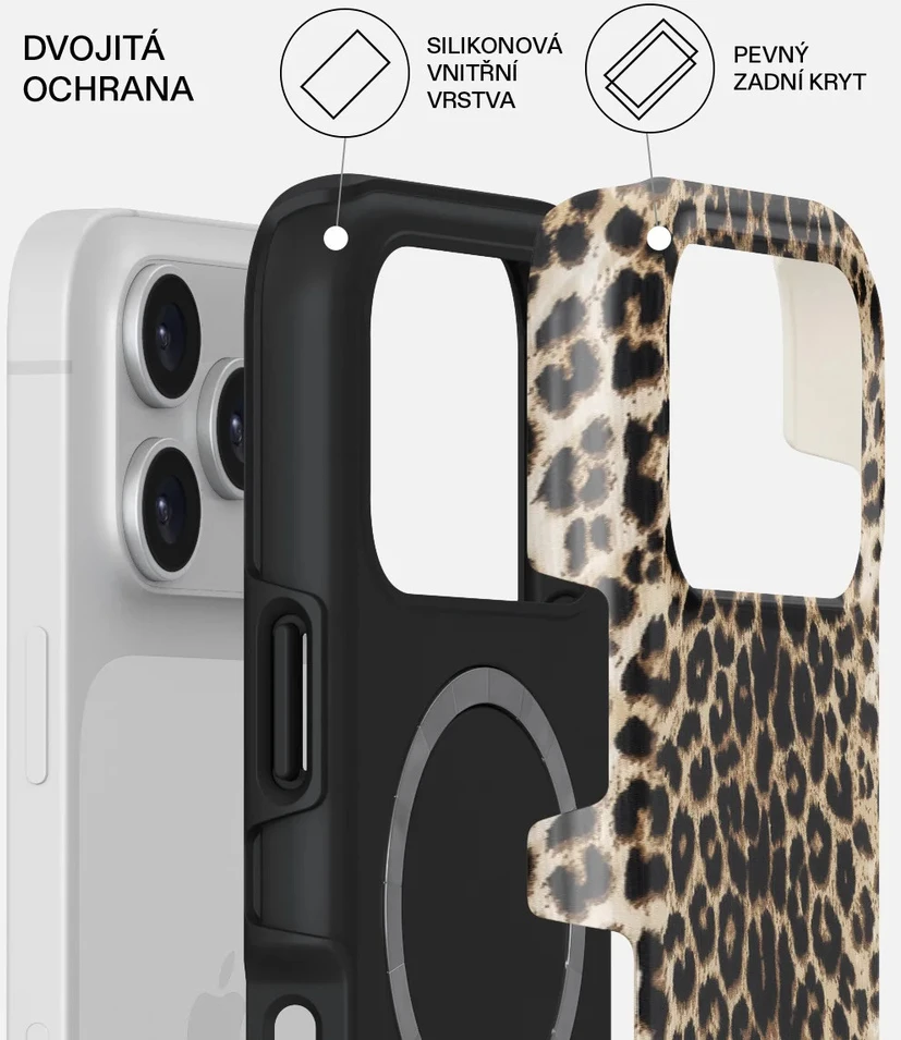BURGA Tough Magsafe - apsauginis dėklas, skirtas iPhone 17 Pro, suderinamas su MagSafe (grotuvas)
