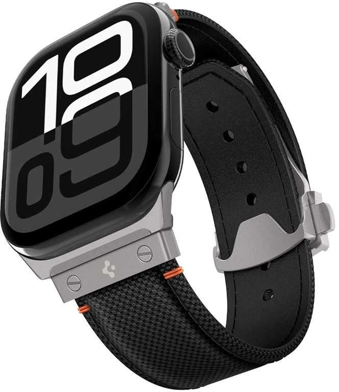Spigen Klasikinis Fit dirželis, juodas - Apple Watch 49mm/46mm/45mm/44mm