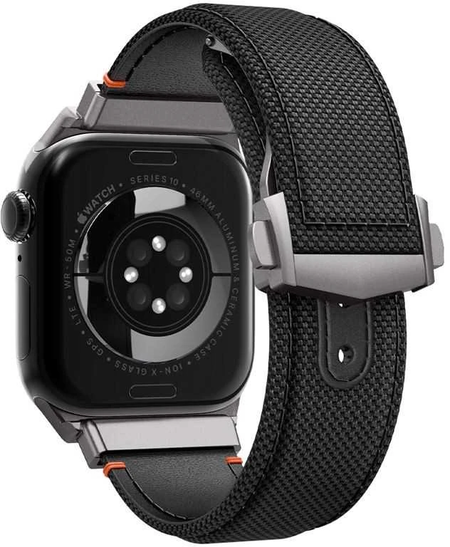 Spigen Klasikinis Fit dirželis, juodas - Apple Watch 49mm/46mm/45mm/44mm