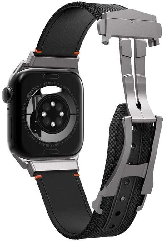 Spigen Klasikinis Fit dirželis, juodas - Apple Watch 49mm/46mm/45mm/44mm