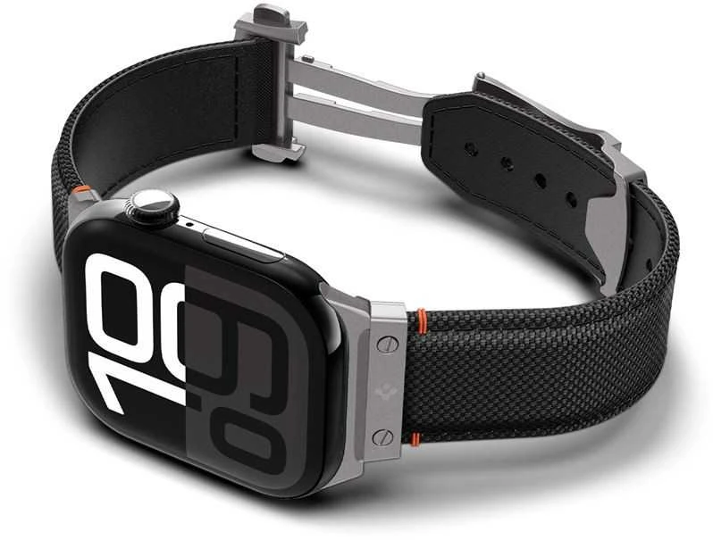 Spigen Klasikinis Fit dirželis, juodas - Apple Watch 49mm/46mm/45mm/44mm