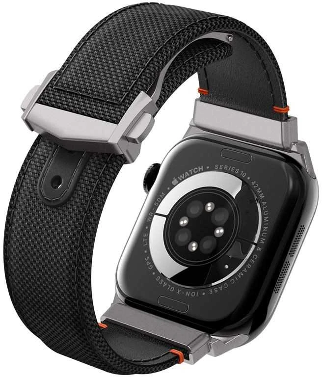 Spigen Klasikinis Fit dirželis, juodas - Apple Watch 49mm/46mm/45mm/44mm