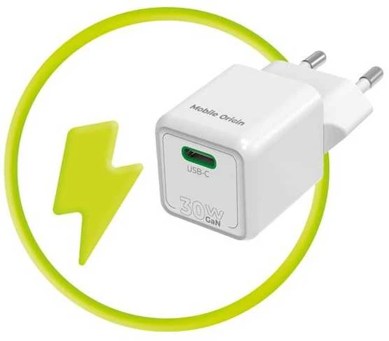 Įkroviklis Mobile Origin 30W Mini Charger PW23 - USB-C
