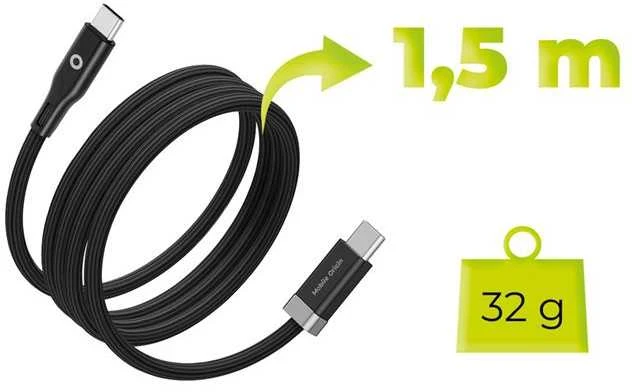 Mobile Origin 60W magnetinis USB-C į USB-C 1,5 m CB6 laidas