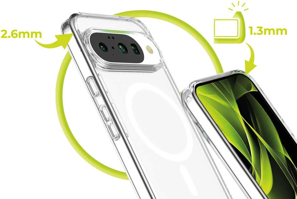 „Alza Mobile Origin Easy“ dėklas, „MagSafe“, skaidrus – „Google Pixel 10 Pro“ / „Google Pixel 10“