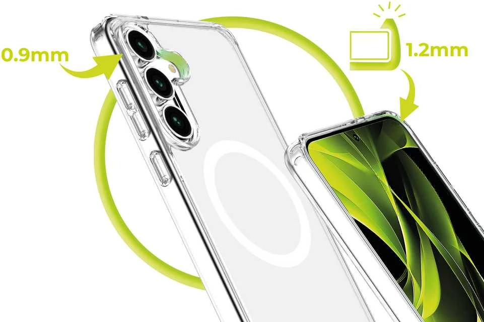 Cases And Covers „Alza Mobile Origin Easy“ dėklas, „MagSafe“, Skaidrus – „Samsung Galaxy S25 FE“