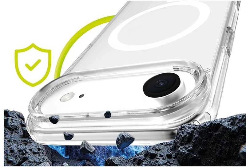 Mobile Origin Hibridinis „MagSafe“ dėklas, skaidrus – „iPhone Air“