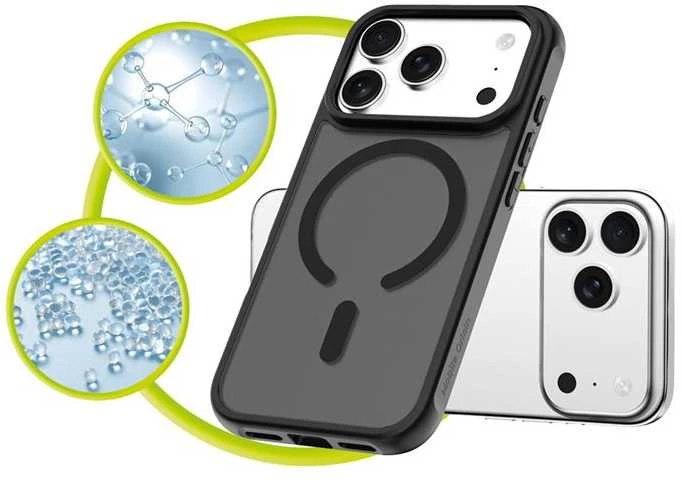 Dėklas Mobile Origin Exkluzivni Mobile Origin Hybrid MagSafe Case, matte juodas - iPhone 17 Pro