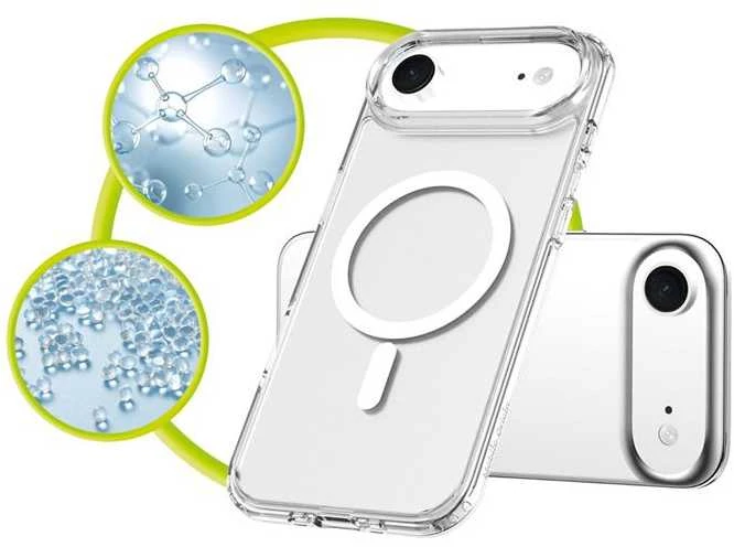 Mobile Origin Hibridinis „MagSafe“ dėklas, skaidrus – „iPhone Air“