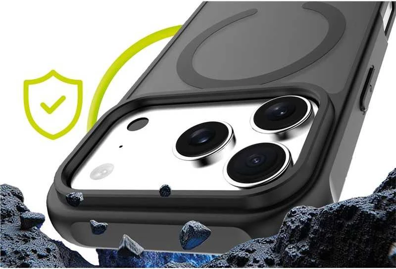 Dėklas Mobile Origin Exkluzivni Mobile Origin Hybrid MagSafe Case, matte juodas - iPhone 17 Pro