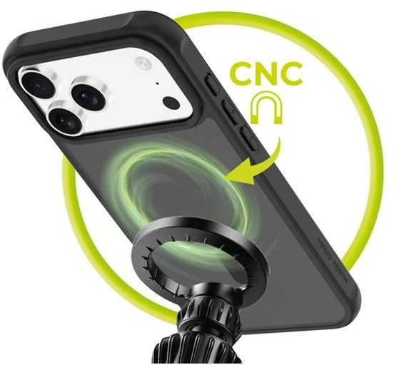 Dėklas Mobile Origin Exkluzivni Mobile Origin Hybrid MagSafe Case, matte juodas - iPhone 17 Pro Max
