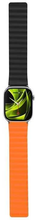 „Mobile Origin“ magnetinis laikrodžio dirželis II, oranžinis/juodas – „Apple Watch“ 49 mm / 46 mm / 45 mm / 44 mm