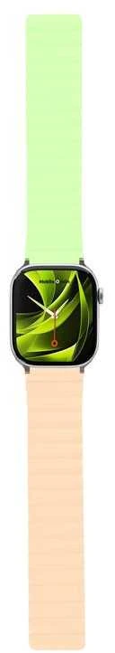 Mobile Origin Magnetinis laikrodžio dirželis II, rožinis/šviesiai žalias - Apple Watch 49mm/46mm/45mm/44mm