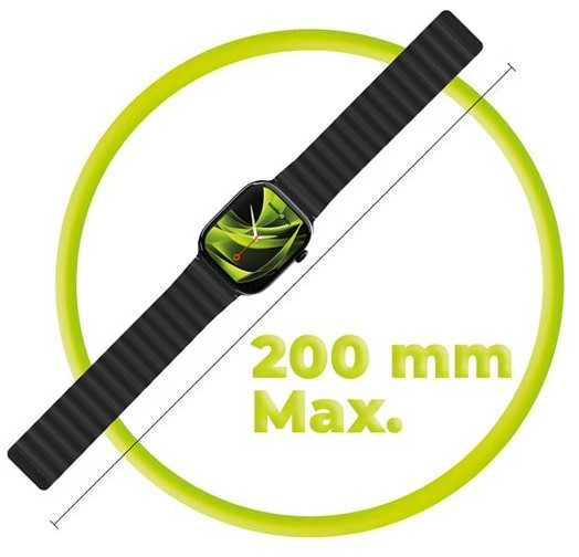 Mobile Origin Magnetinis laikrodžio dirželis II, juodas/juodas - Apple Watch 49mm/46mm/45mm/44mm