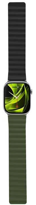 Mobile Origin magnetinis laikrodžio dirželis II, žalias/juodas – „Apple Watch“ 49 mm / 46 mm / 45 mm / 44 mm