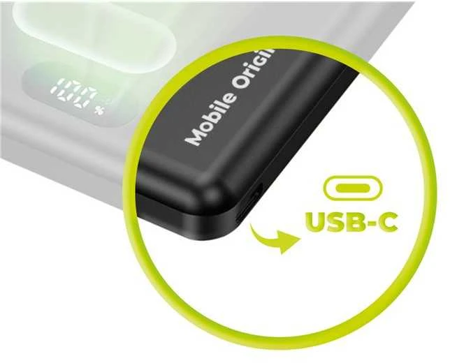 Mobile Origin Belaidė magnetinė įkrovioji baterija 10000mAh 3in1 PB8